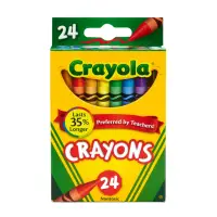 在飛比找momo購物網優惠-【crayola 繪兒樂】彩色蠟筆24色