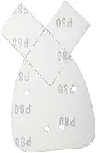 60pcs Grit Sandpaper Discs Rabbit Ear Design 4 Holes 6 Grit Levels (40-240) for Sanding Polishing
