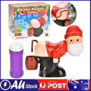 Automatic Santa Claus Farting Bubble Machine Portable Outdoor Party Toy Blower T