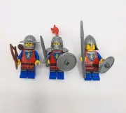 NEW LEGO Lion Knights Minifigures Set Of 3