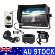 7" HD Car Monitor Waterproof Reverse LED Night Vision Backup Rear View Camera