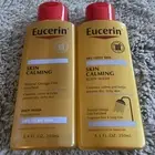 2X Eucerin Skin Calming Body Wash Dry Itchy Skin Fragrance Free 8.4oz NEW