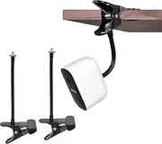 Flexible Mount for Eufy Cam 2C/2C Pro/3/3C, Metal Clamp Holder for EufyCam 1/2/EufyCam E, Universal Mast Mount for Arlo Pro 4/Pro 3/Pro 2, Camera Mount for Arlo Ultra/Ultra 2, Pack of 2