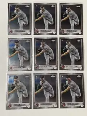 2022 Topps Chrome Tyler Gilbert Rookie Lot x9 Base Diamondbacks