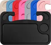 lebogner Auto Steering Wheel Desk, Laptop, Tablet, iPad Or Notebook Car Travel Table, Food Eating Hook On Steering Wheel Tray, for Constant Travelers, Fits Most Vehicles Steering Wheels