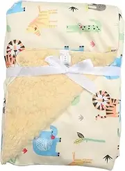 PERSELOSO 1pc Lovely Cartoon Print Folding Blanket for Lightweight Blanket Warm and Convenient for Home Use Present for Housewarming and Christmas