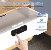 Tuya Smart Fingerprint Cabinet Lock Bluetooth Keyless Drawer Lock 300 Users