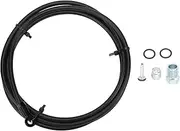 QANYEGN Bike Hydraulic Disc Brake Hose, Bike Brake Hose, DIY Colorful Connection Inserts Bicycle Cable Kit for Formula R1 R1R RR1 Oil Disc 2m (Black)