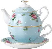 [Royal Albert] Tea for One, Polka Blue, 2-Piece (POLBLU12829)