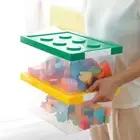 PP Building Block Storage Box Home Decor Stationary Holder Snack Container