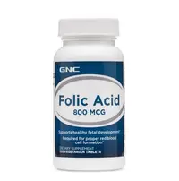 在飛比找Yahoo!奇摩拍賣優惠-【PHS】GNC Folic Acid 葉酸 800mcg 