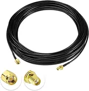 Bingfu 4G LTE Extension Cable, SMA Male to SMA Female RG174 Antenna Cable Compatible with 4G LTE Router Gateway Modem Cellular SDR Dongle Receiver 10m