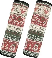 Car Seat Belt Pads 2 Piecing Soft Car Seatbelt Shoulder Cover Camera Bag Strap Cover Car Accessories for Adults Youth Kids S Merry Christmas Party