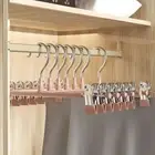 1PC Strong Clamping Force Coat Hanger Wardrobe Storage Organiser Home