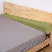 Rectangle Headboard Cushion for Single Bed 45D High Density Foam Wall Mattress White 5 x 10 x 120 cm