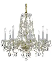 Crystorama 8-Light Traditional Crystal Chandelier NoSize NoColor