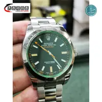 在飛比找蝦皮購物優惠-ROLEX勞力士116400GV綠玻璃Milgauss201