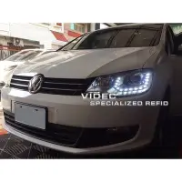 在飛比找Yahoo!奇摩拍賣優惠-威德汽車 福斯 VW 14 SHARAN LED 淚眼 白光