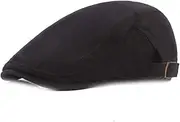 [Yixda] Men's Gatsby Vintage Cotton Flat Cap Flat Cap Newsboy Flat Cap