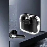Black Language Translator Earbuds BT 5.3 Support 144 Languages Wireless Tran Kit