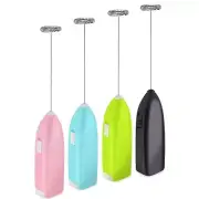 4Pcs Electric Milk Frother Handheld Mixer - Mini Kitchen Stainless Steel Milk...