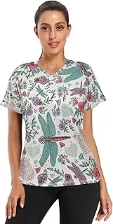 [Caihoyu] Asian Women's Sport T-Shirt Quick Dry Womens Cooling Athletic T Shirts for Beach Volleyball S-3XL