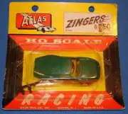 ATLAS HO 1/87 SCALE SLOT CAR BRITISH RACING GREEN PORSCHE GTO ZINGERS 1299 - NOS