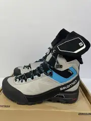 Salomon X Alp Pro Gtx Boots Black Light Onyx Boss Blue Women’s Size 7