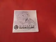 Nintendo Gamecube Console System Release Promotional Silver Sticker