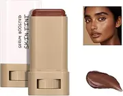 Melambo Skin Tint,Melambo Serum Boosted Skin Tint Balm, Foundation Stick Beauty Balm Serum Boosted Skintint，Hydration Beautybalm for Women (01#)