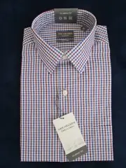 Van Heusen Men's Classic Fit Multi Check Business Shirt Size: 39/M