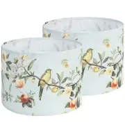 Drum Lamp Shades for Table Lamps, 13x13x10in Fabric Lamp Shade, Lampshade wit...