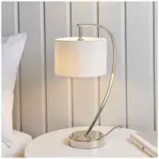 Hudson Living Bright Nickel Table Lamp Josephine Study Bedroom Night Light