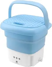 Portable Washing Machine, Mini Washer And Dryer, Dryer Bucket Washer, Folding Underwear Socks Washer for Student Apartment Dorm Camp RV Travel (EU Plug 100-240V)