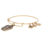 NEW Alex and Ani Guardian of Knowledge Bracelet - Gold Toned Size Adjustable