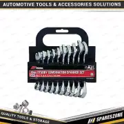 10 Pcs of PK Tool Stubby Combination Spanner Set - Metric Multiple Size Spanners
