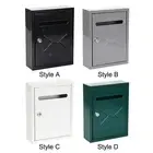 Wall Mounted Locking Drop Box Mailbox Multifunctional for Paperwork Sturdy