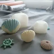 3D Ocean for Shell Silicone Soap Mold Making Mould Fondant Candy Cake Bak