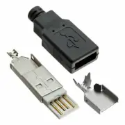 3x CONN PLUG KIT USB1.1 Type-A - CNC Tech 1001-001-BL-KIT