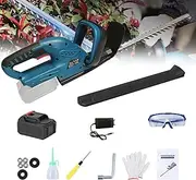 Cordless Hedge Trimmer 21V,Electric Brushless Hedge Trimmer with 2 * 3.0 Ah Battery and Charger, 520mm/20.5in Dual Action Blade,3.0kg Lightweight Design - Low Noise,Bush Trimmer for Garden Yard Lawn