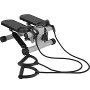 Stepper for Exercise Mini Fitness Stepper with 2 Resistance Bands LCD Monitor Ma