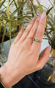 [Yi Collection] 18K Yellow Gold Tourmaline Ring