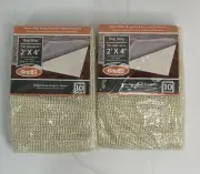 Set Of 2-NIP Grip-It Non Slip Rug Pad For Hard Floors 2’x4’