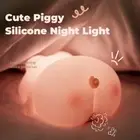 Touch Sensor LED Lamp Silicone Mood Light Portable Night Light Birthday Gift