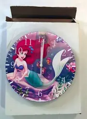 Little Mermaid Ariel Frameless Borderless Wall Clock Nice For Gifts Decor W152