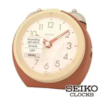 在飛比找momo購物網優惠-【SEIKO 精工】小紅帽靜音秒針貪睡鬧鐘-紅色(SEIKO