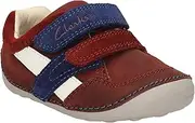 [Clarks] Tiny Zakk Brown Leather Childrens Pre Walker Shoes