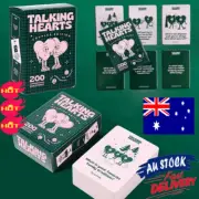 Talking Hearts Conversation Cards for Couples Card Game for Date Nights SK