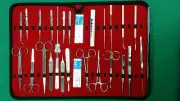 40 PCS BIOLOGY LAB ANATOMY MEDICAL STUDENT DISSECTING KIT + SCALPEL BLADES #21