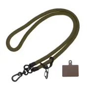 Phone Lanyard Neck Wrist Lanyard With Lanyard Patch Army Green 1 Pack